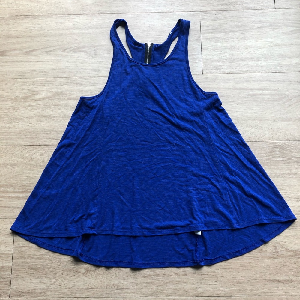 American Eagle Racerback zip back tank